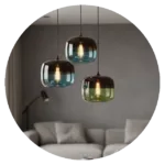 Modern Gradient Glass Pendant Light