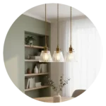 Cut Glass Pendant Light